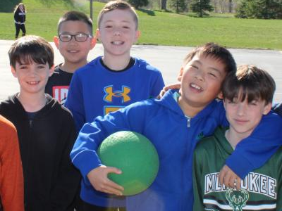 boys at recess